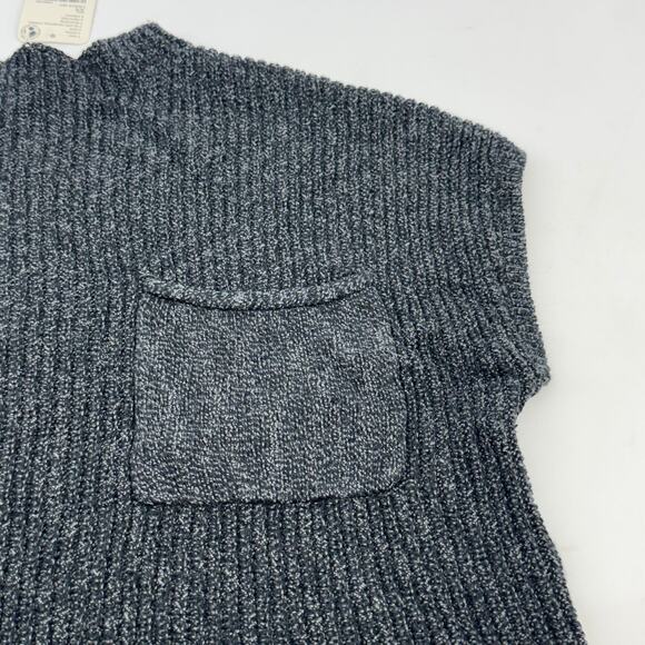 Free People Black Freya Sweater Women’s Size XS Cozy Knit Pullover New - Picture 6 of 7